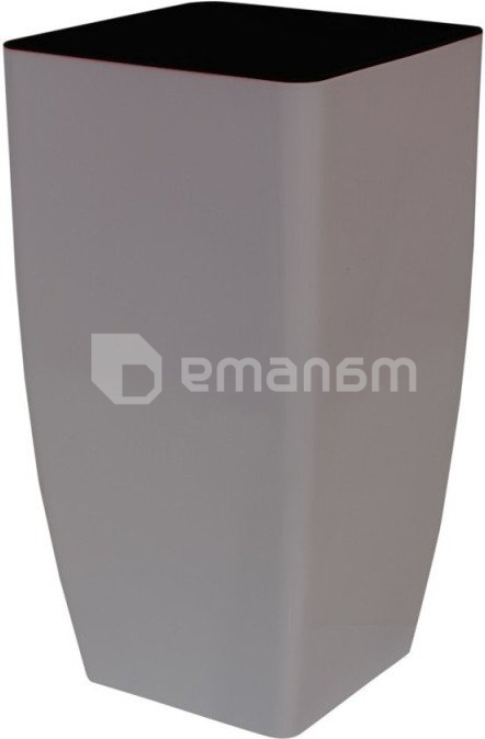 ქოთანი პლასტიკის Aleana Kvadro 22x22x41,5 სმ კაკაო