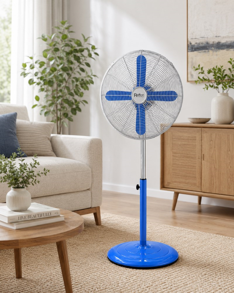 ვენტილატორი Reffon FS-40M-BU 50W ლურჯი ქრომი