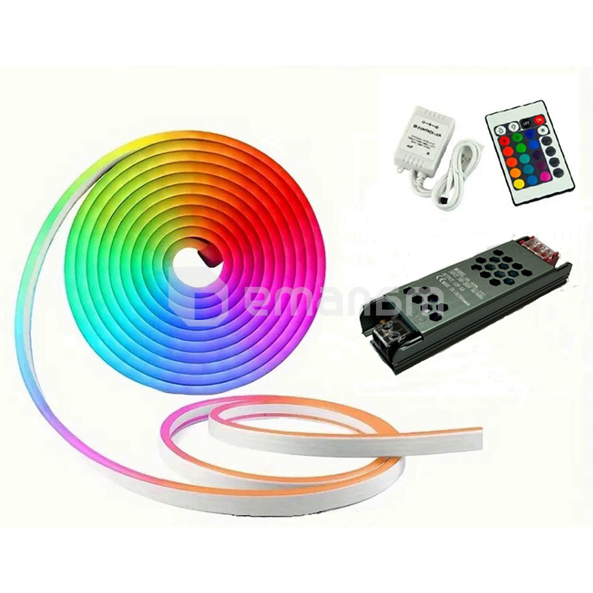 ლენტი  DOM Guoye LED-120 5მ 100W 24V RGB NF IP30