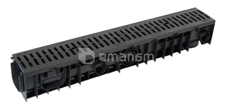 ღარი სანიაღვრე პოლიპროპილენის გისოსით SAB System Group 5101005351AP A15 1 მ