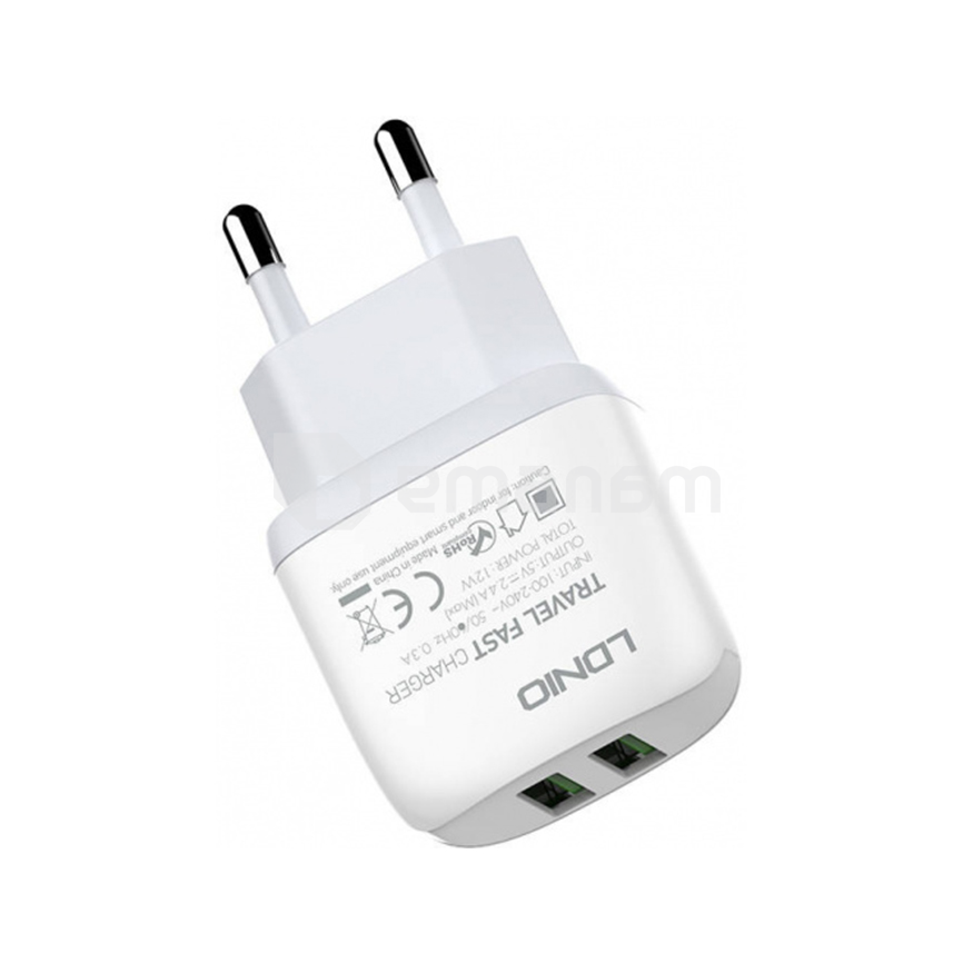 დამტენი LDNIO A2219 12W USB To Type C USB