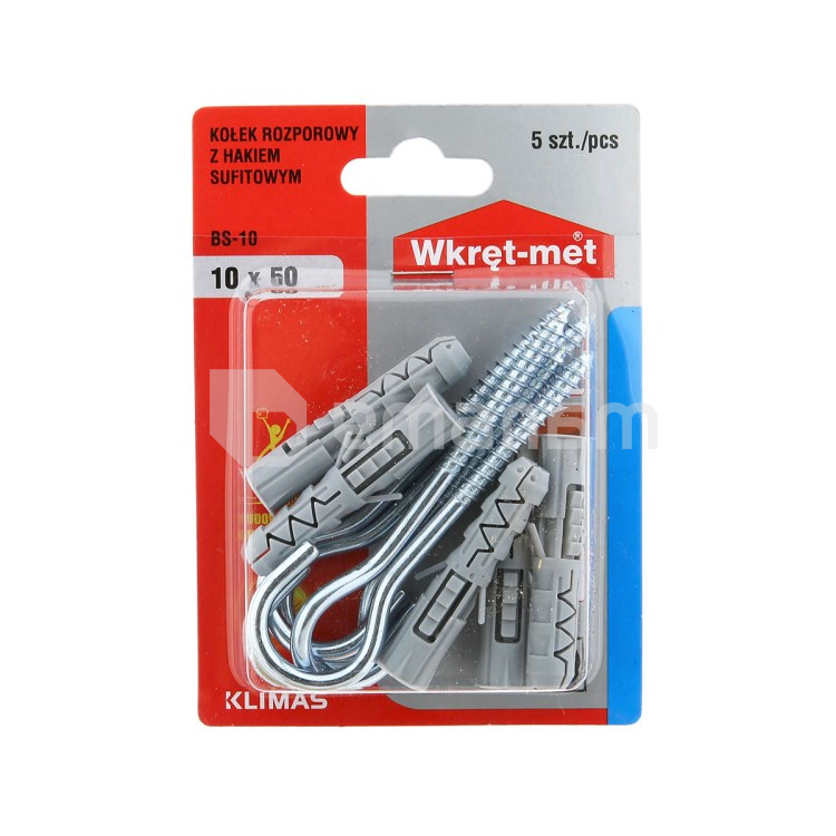 დიუბელი რკალით Wkret-met BS-10 10x50/90 მმ 5 ც