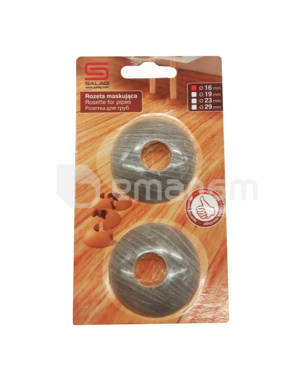 როზეტი მილის დასაფარი Salag 19 მმ. შატო