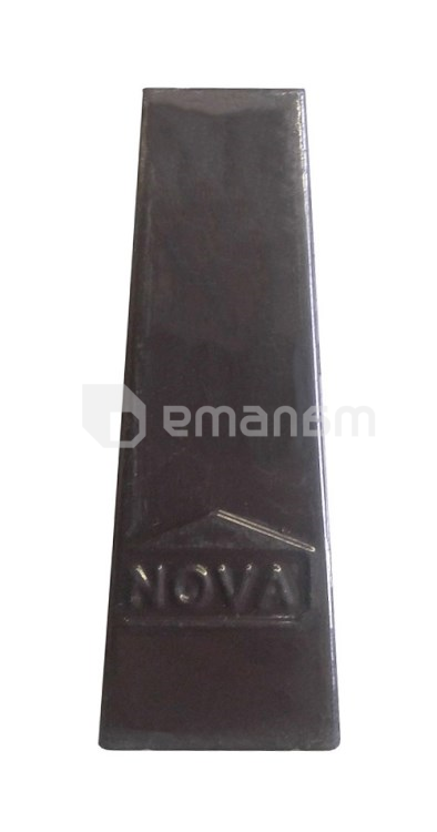 ფიქსატორი კვადრატული წყალსადენის მილის დამჭერის მუქი შოკოლადი