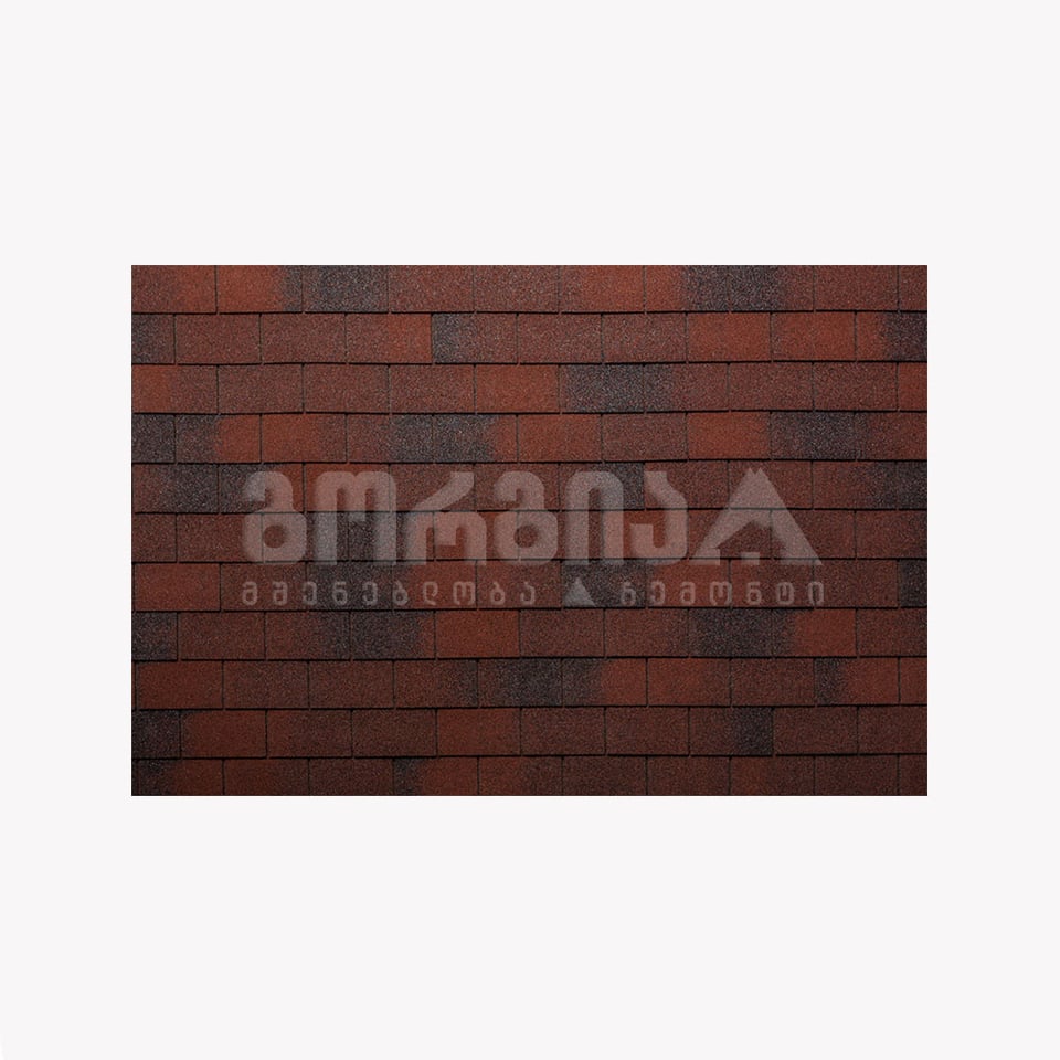 შინგლი მართკუთხედი წითელი ECO ROOF RECTANGULAR