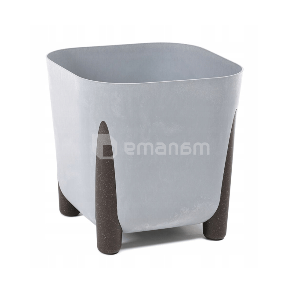 ყვავილის ქოთანი ნაცრისფერი Lamela FRIDA ECO 11 ლ