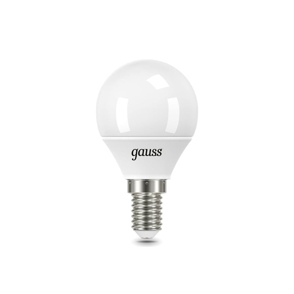 LED ნათურა Ball 6.5W 550lm 6500K E14 - 105101307 Gauss Black