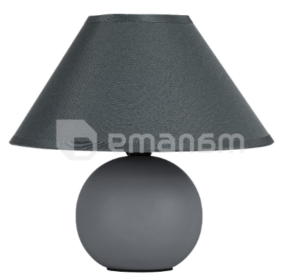 მაგიდის სანათი Rabalux Ariel ნაცრისფერი 2146 E14 1x MAX 40W