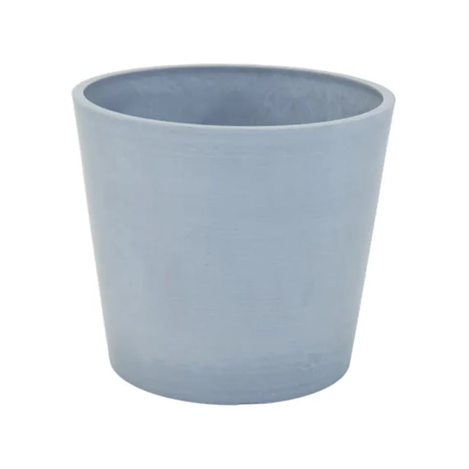 ქოთანი კერამიკული ნაცრისფერი Ecostone D30H26