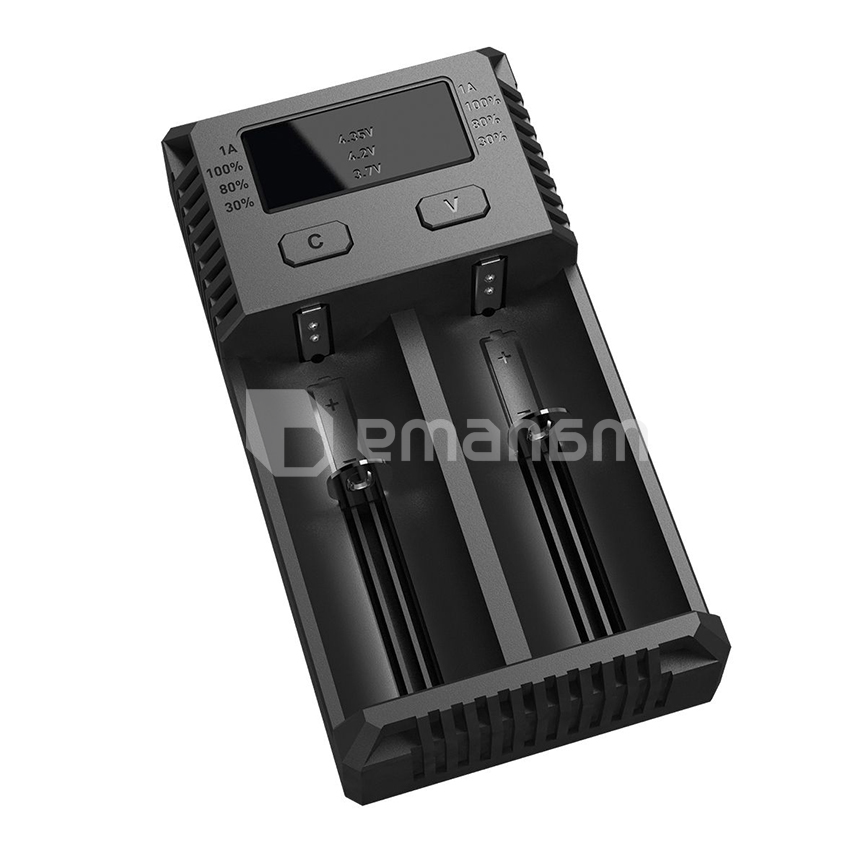 დამტენი მოწყობილობა Nitecore 2 8W 0.25A 3.7 4.35V Li-Ion