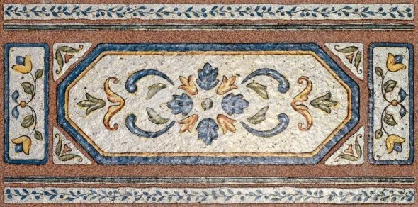 თავსართი Azuliber Gredos Cenefa 165x333 მმ