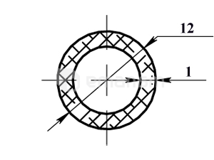 ალუმინის მილი PilotPro 12х1 2 მ
