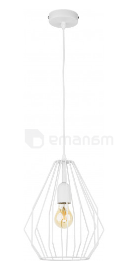 საკიდელი TK Lighting 1 BRYLANT თეთრი 2223 TK-L E27 1x MAX 60W