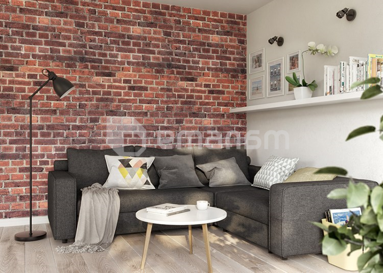 პანელი PVC VOX Profile Vilo D Red Brick 25х265 сm