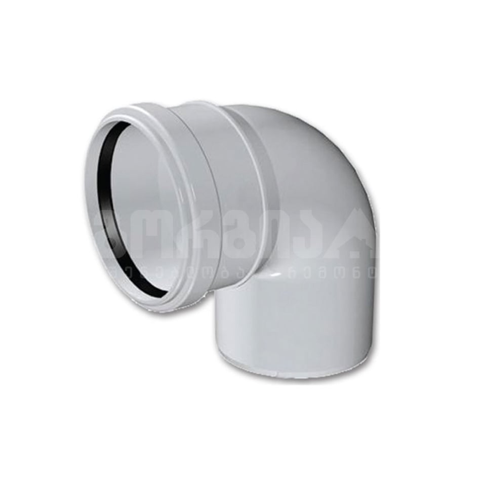 მუხლი 125მმ 90* +GF+ (PVC)