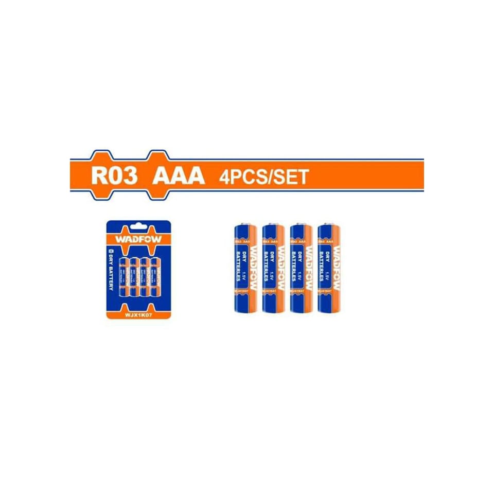 ელემენტი WADFOW  1.5V R03 AAA (WJX1K07) WADFOW