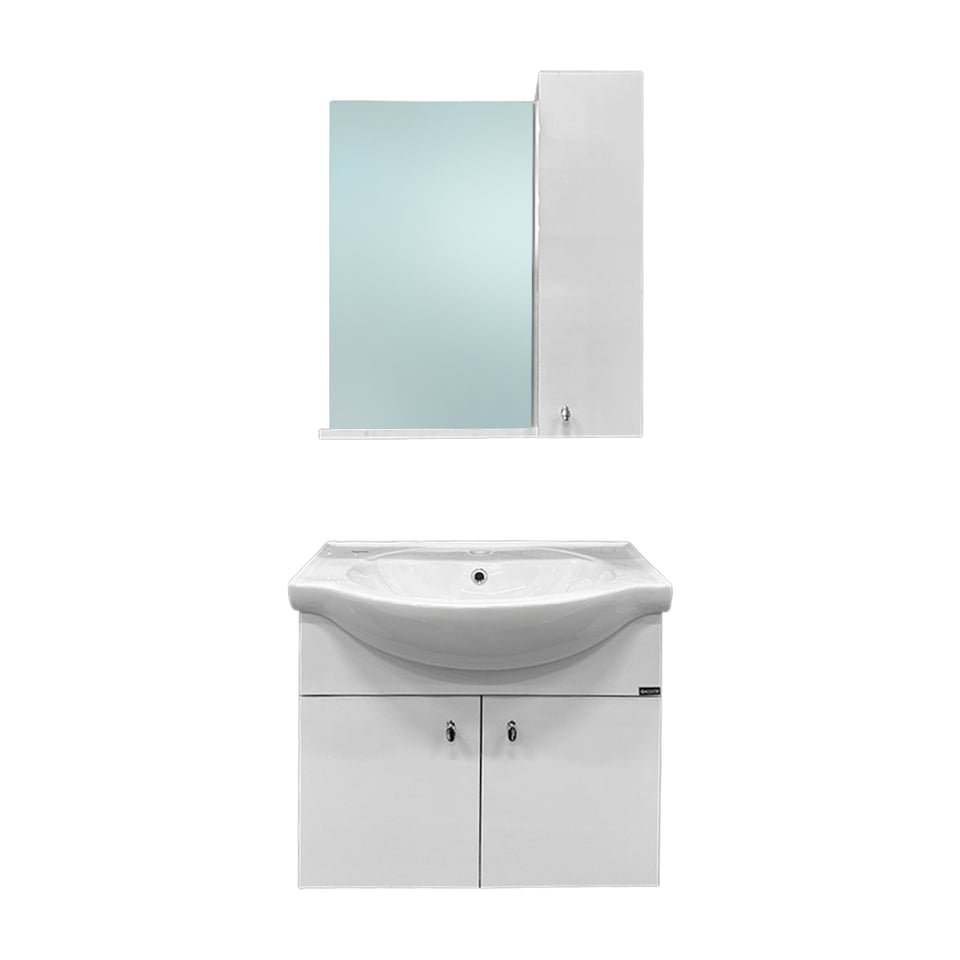 აბაზანის ავეჯის კომპლექტი NEHIR 65სმ თეთრი