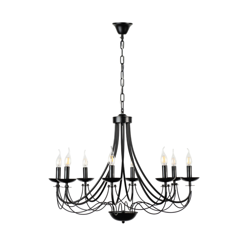 ჭაღი NEW LIGHT 24058-8 შავი