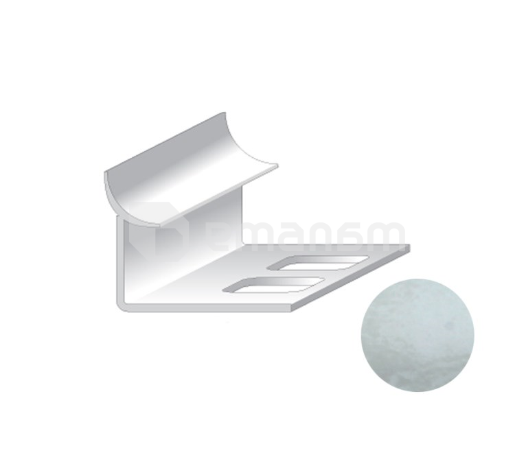 შიდა კუთხე ფილის Salag PVC 9/2500 მმ Marm. თეთრი კლდე