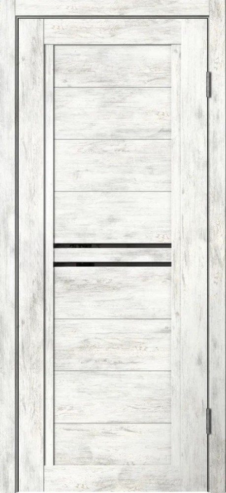 კარის ბლოკი ZPC PVC BARN B06 ალპური ნაძვი 36x700x2150 მმ შუშა შავი