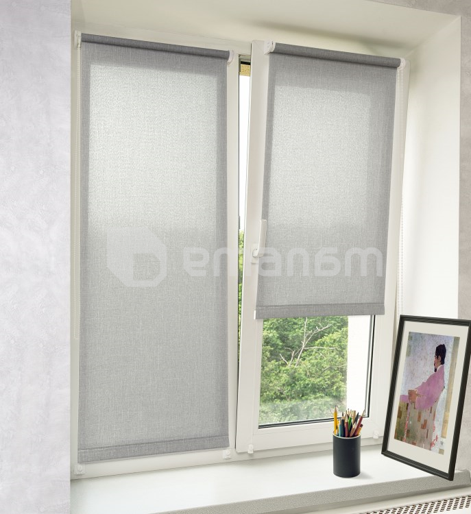 შტორი Delfa Aura SRSH-01M-2720 66(62)/170 სმ ღია ნაცრისფერი