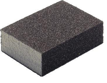 100x68x27 grit 150 ღრუბელი ზუმფარით Sponge abrasive KARBOSAN