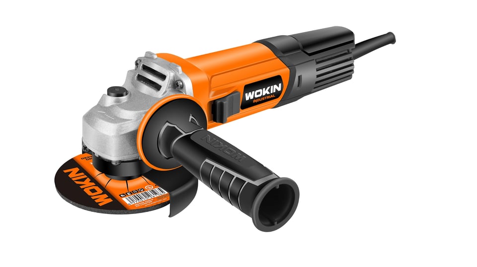 კუთხსახეხი Wokin 784776, 760W, 115mm, Angle Grinder (INDUSTRIAL), Black/Orange