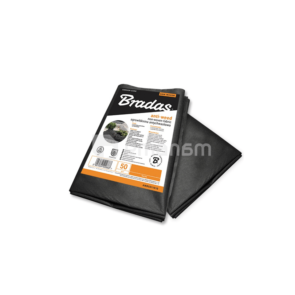 აგროტექსტილი შავი Bradas 50g 2.1x10 მ