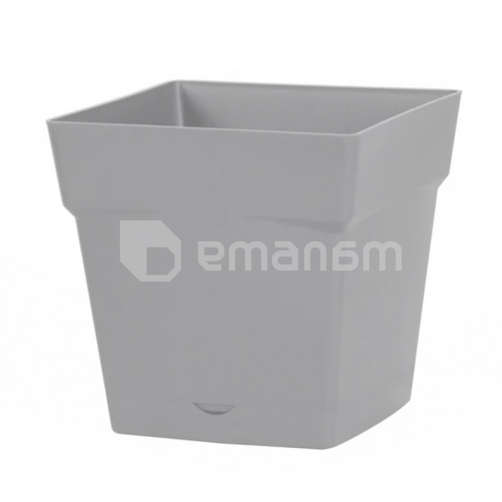 ქოთანი პლასტმასის EDA Plastiques POT TOSCANE CARRE 24,8x24,8x24,6სმ