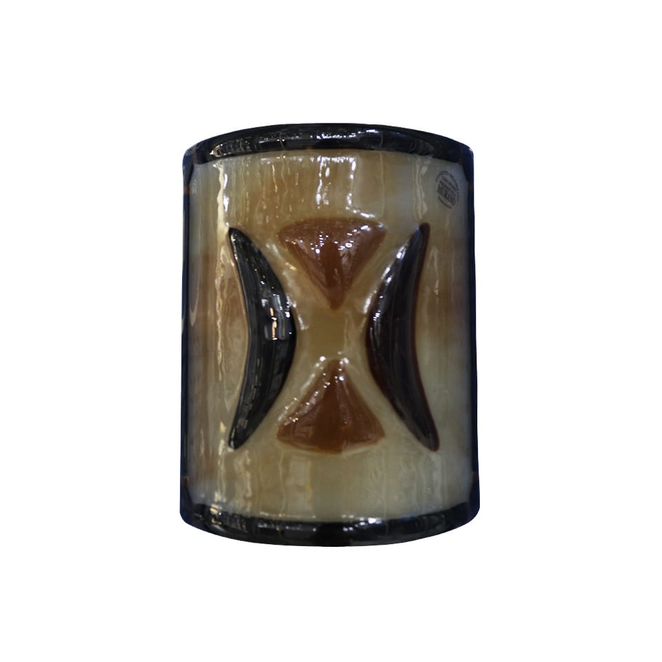 სანათი APL MINI VTR MURANO  ROMBO BIANCO/ NERO 1XE27 60 WATT