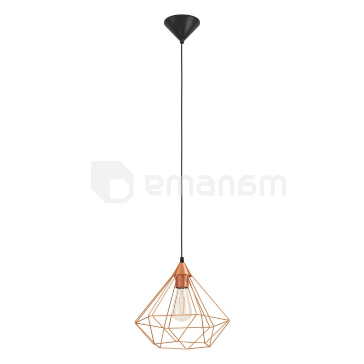 საკიდი Eglo 1 KUPFERFARBEN TARBES E27 Ø325მმ h1100 სპილენძი 43359