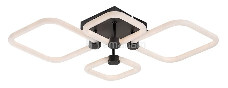 ჭაღი Rabalux Sotiris 47W 3000 6000K L540x460მმ h120მმ შავი თეთრი 71006