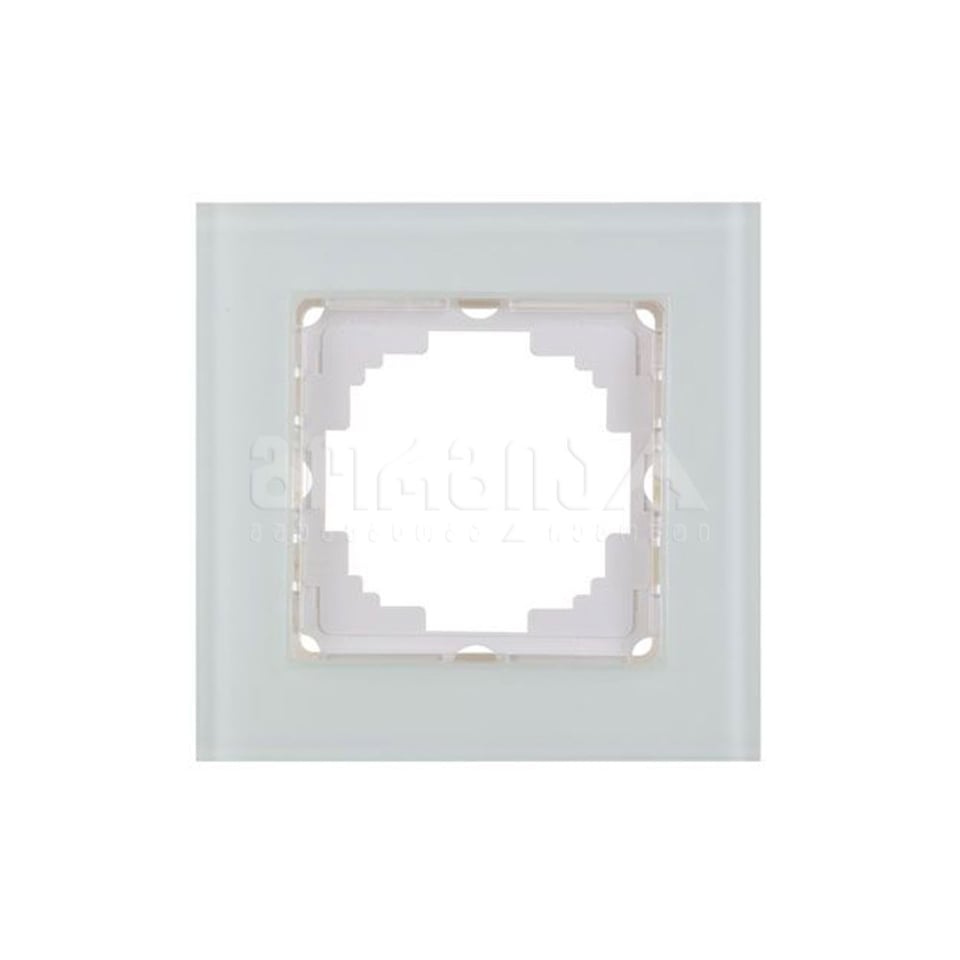 მინის ერთიანი ჩარჩო alegra white - 25WH0091