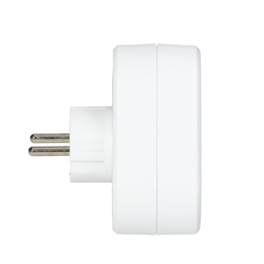 გამანაწილებელი ORNO Schuko 3 დამიწებთ თეთრი