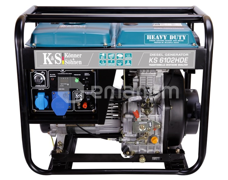 გენერატორი დიზელის Konner&Sohnen KS 6102HDE 5.5kW