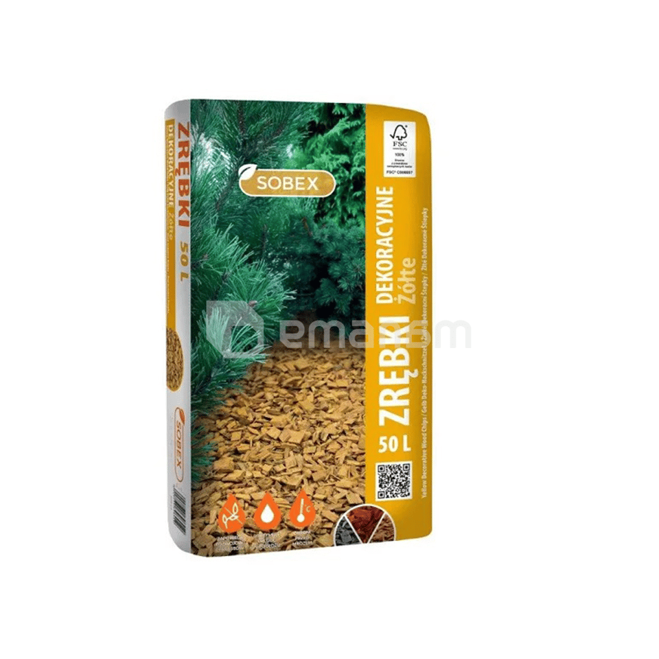 მულჩა Sobex 50 ლ ყვითელი