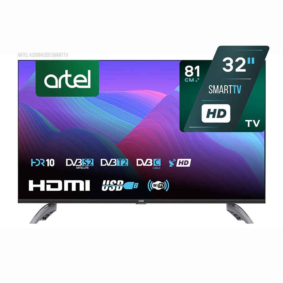 ტელევიზორი ARTEL A32MH4300 AOSP/SMART BLACK