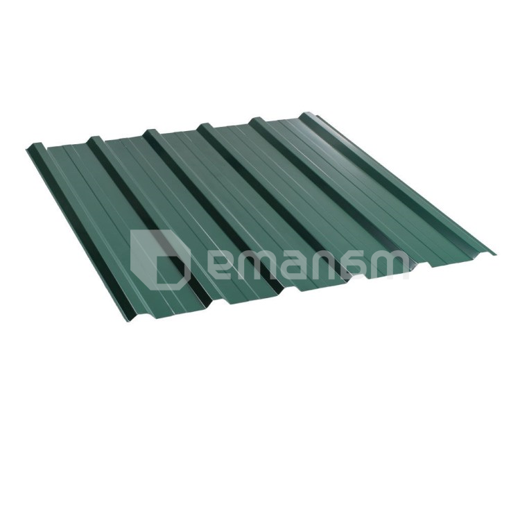 ფენილი პროფილირებული ტრაპეცია 1140x2000x0.45 მმ 2.28 მ² მწვანე