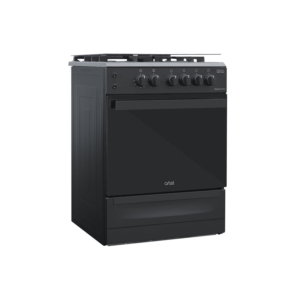 გაზქურა ARTEL Simfoniya 02-G Black-matte