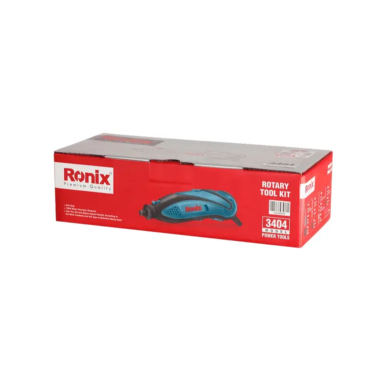 მინი ბორმანქანა Ronix-3404 135W, 10000-32000RPM ნაკრები