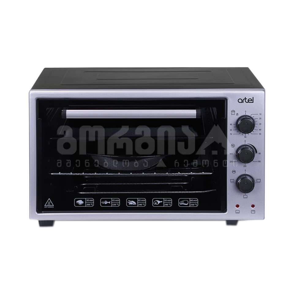 ელექტრო ღუმელი MD 3618 E Grey-Black ARTEL