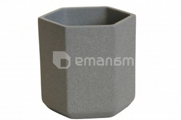 ქოთანი კერამიკული სუკულენტებისთვის  Oriana №7 0,35ლ მეტალიკი