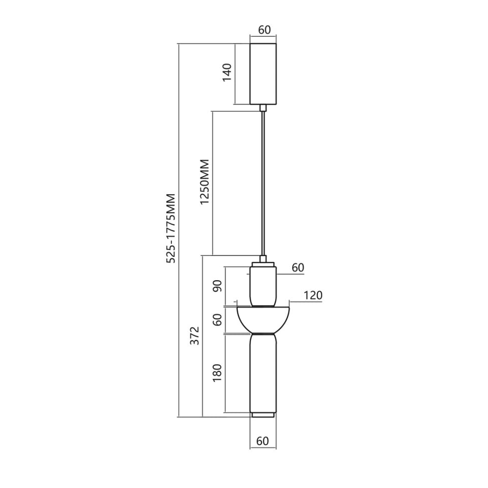 საკიდი Milagro CAMPO LED 19W ML0356
