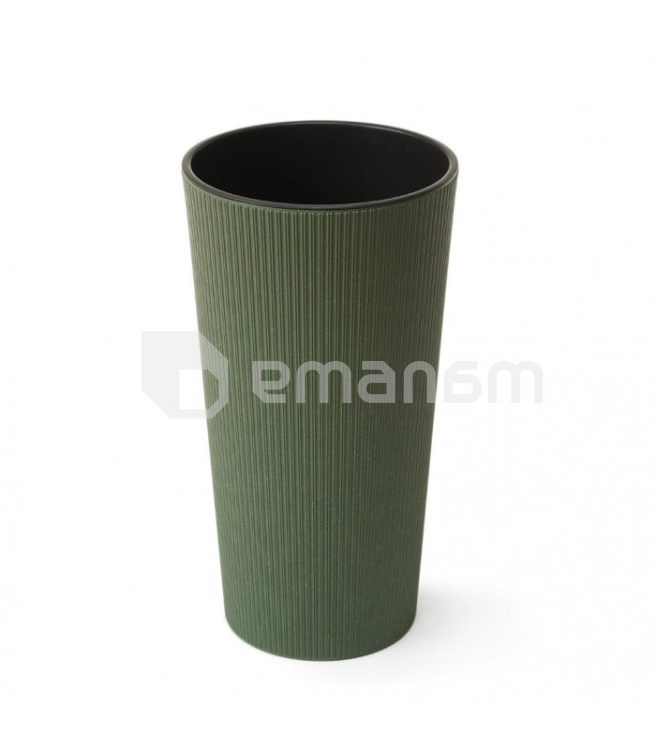 ქოთანი ყვავილის Lamela LILIA ECO 250 jumper 9,5ლ მწვანე