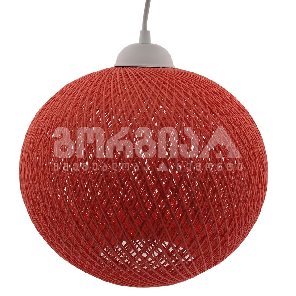 ჭაღი მრგვალი, წითელი - 529074 Tek-is