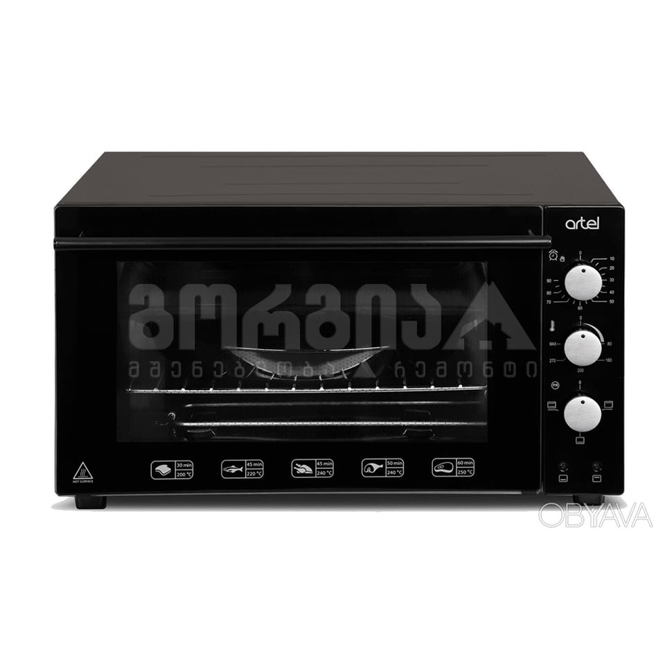 ელექტრო ღუმელი MD 3618 L Black-Black ARTEL