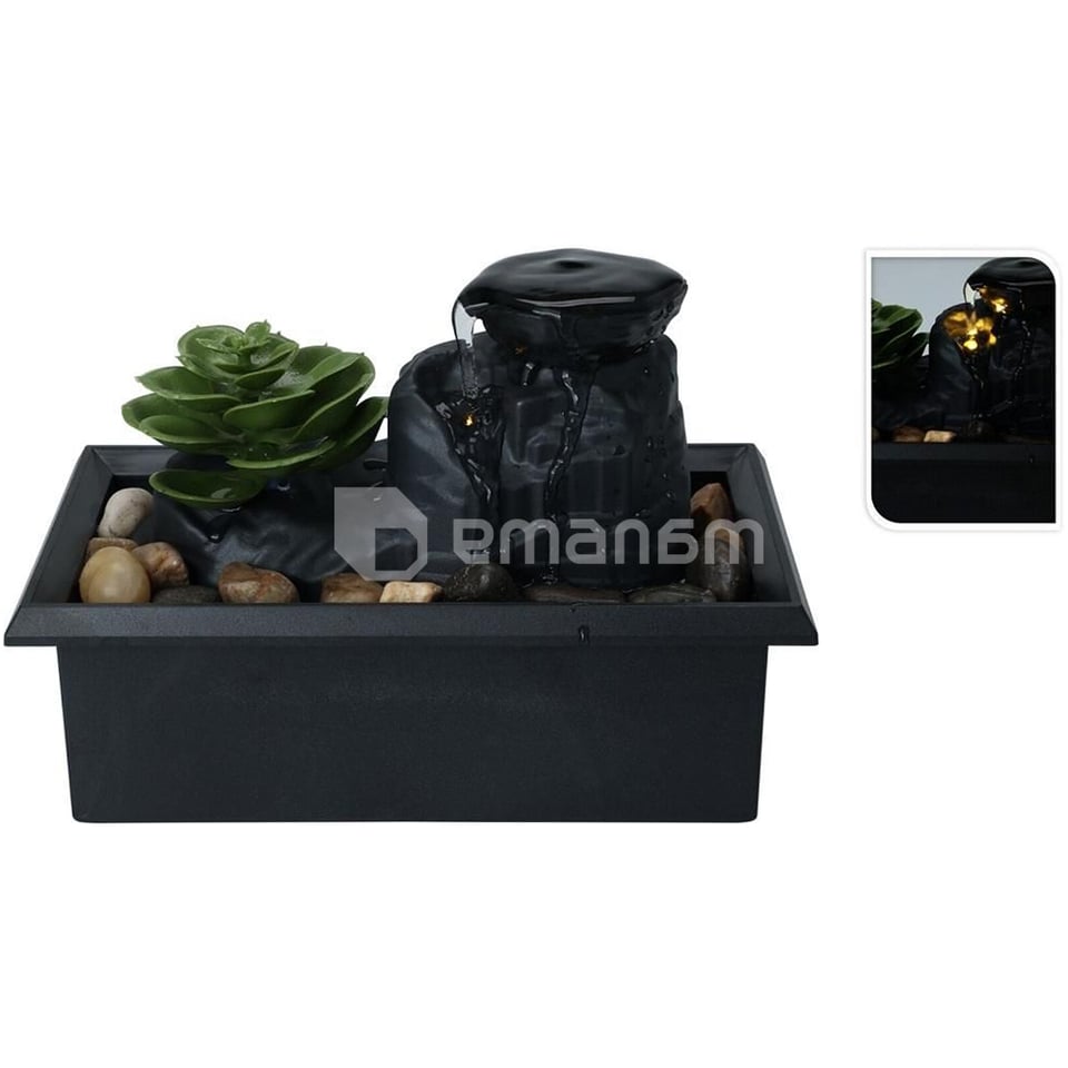 შადრევანი მცენარით Koopman 9x16x11.8 სმ