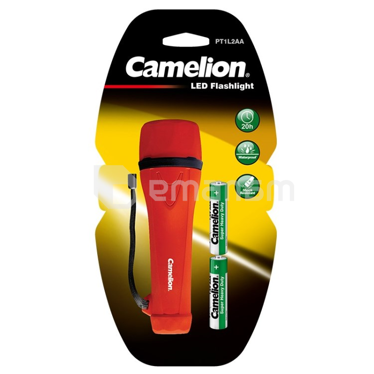 შუქდიოდური ფანარი Camelion 2xAA