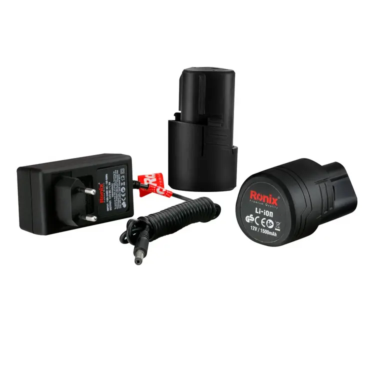 უსადენო ბურღი-სახრახნისი Ronix-8012 12V, 21N.M-Mega Series