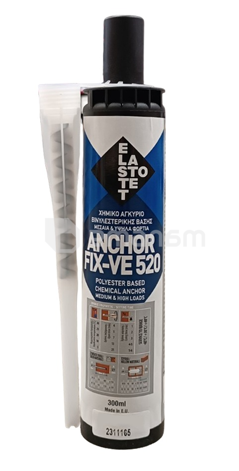 ქიმიური ანკერი Elastotet Anchor Fix-VE 520 300 მლ